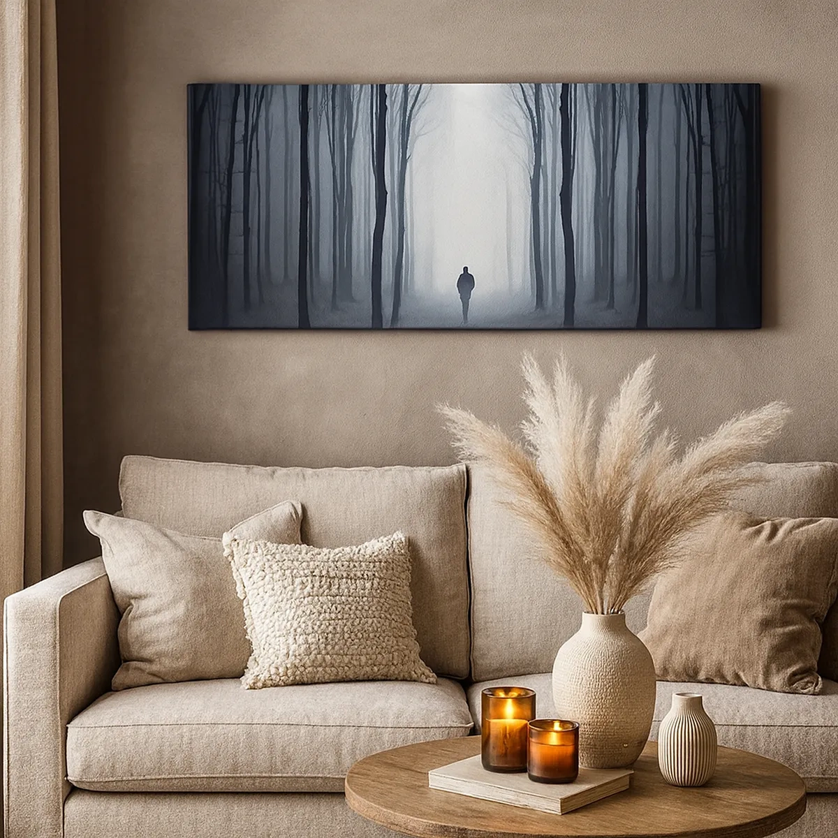 Vászonkép - És minden egyszerű és világos - 30x30 cm