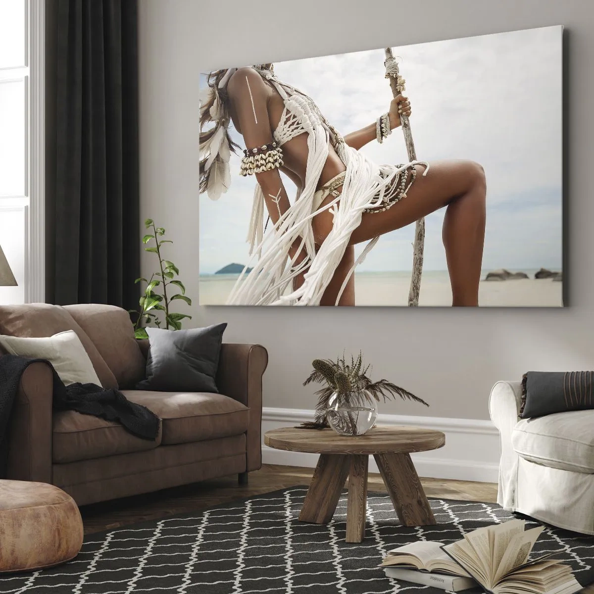 Vászonkép - A nap papnője - 100x70 cm