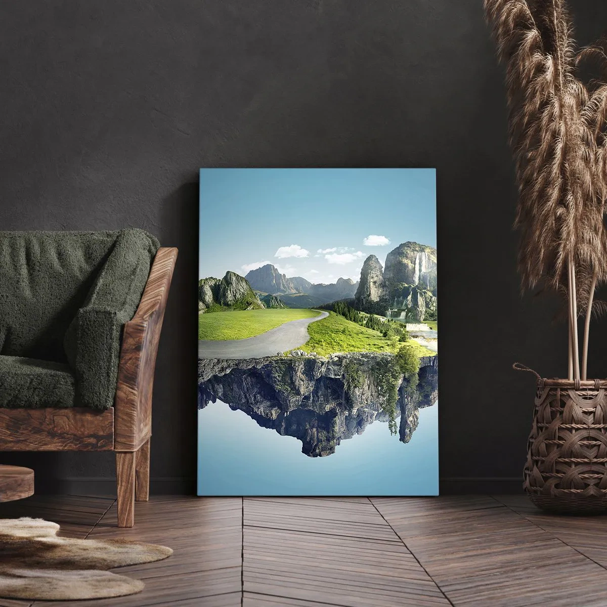 Vászonkép - Fantasztikus sziget - 65x120 cm