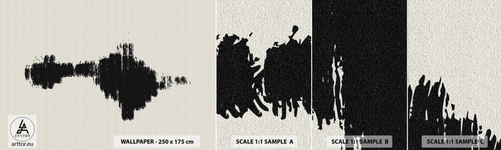 Fotótapéta Minta Standard Eco - A képzelet rezgései - Kortárs, Absztrakció, skandináv - 100x30 cm