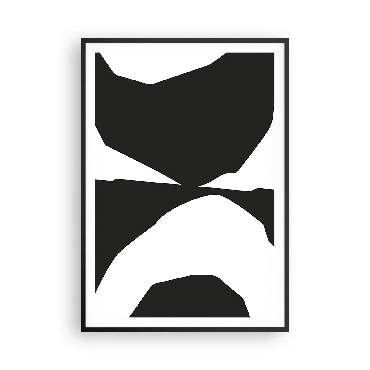 Poszter fehér keretben - Pozitív-negatív - 70x100 cm