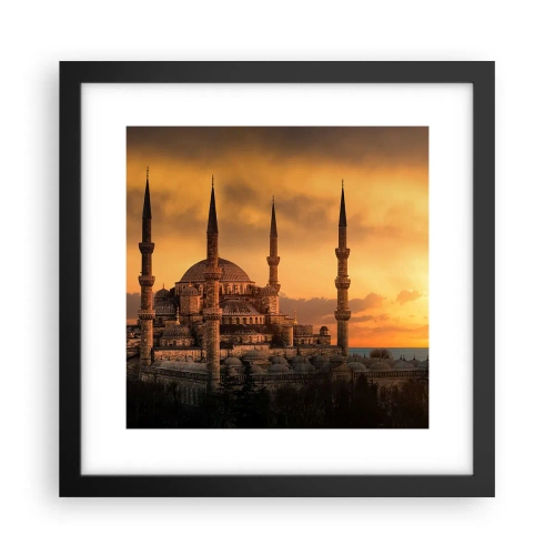 Poszter fehér keretben - Isten hatalmas - 30x30 cm