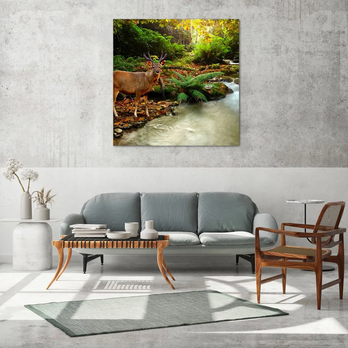 Üveg kép - üdvözöllek a világomban - 60x60 cm