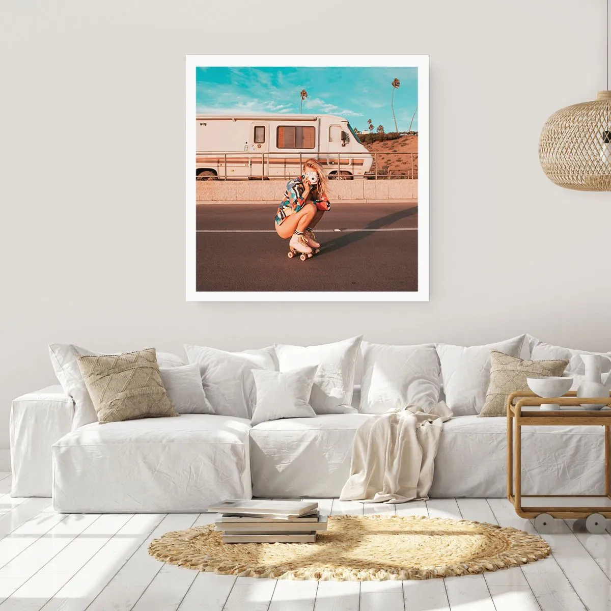 Poszter - Mosolyt kérek! - 40x40 cm