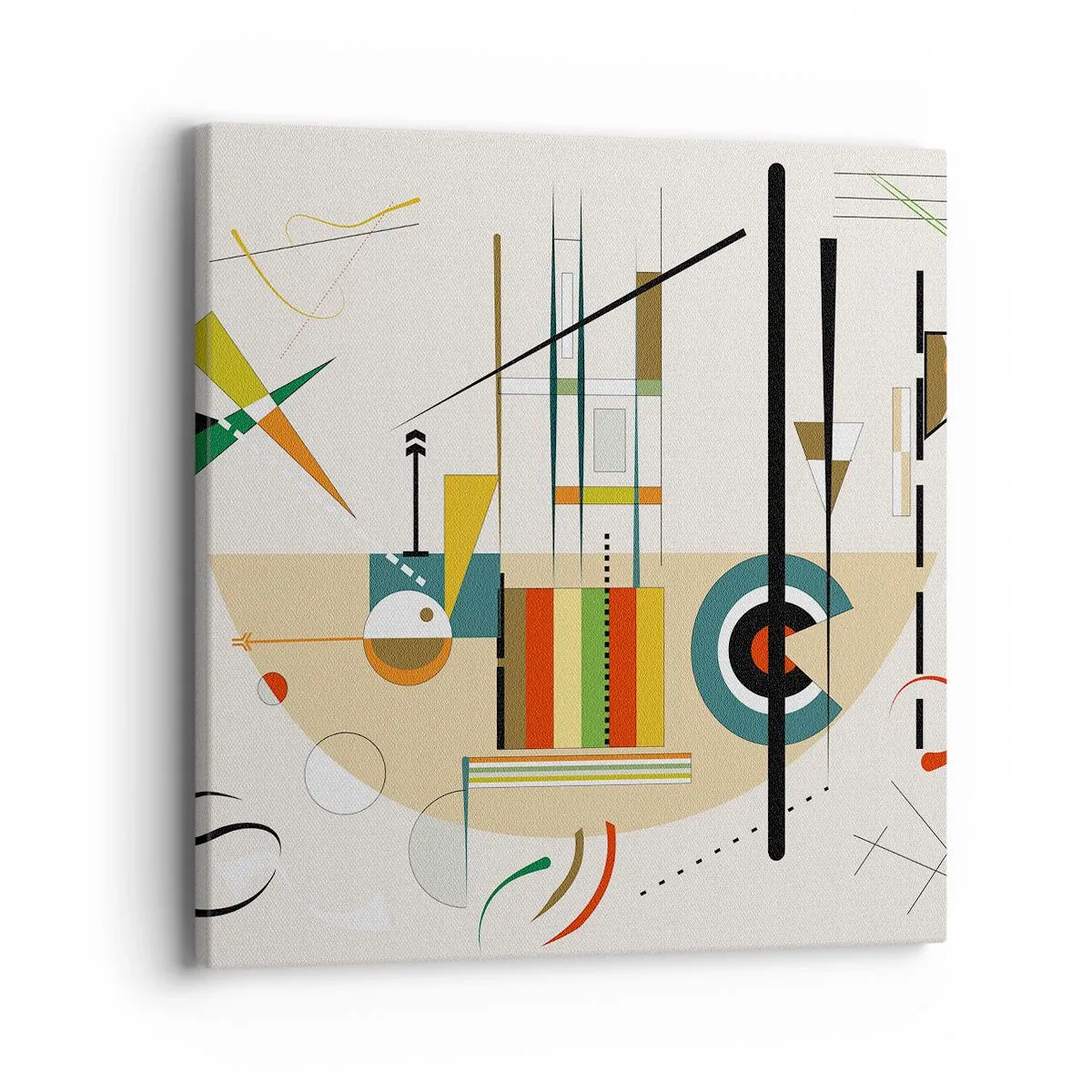 Vászonkép - És nevet a világ - 40x40 cm