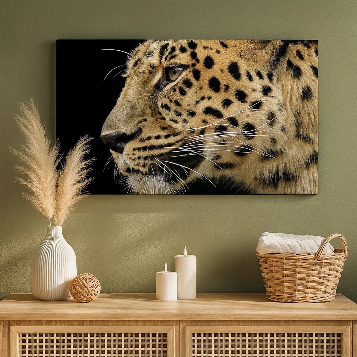 Vászonkép - Nyugodt, koncentrált, kész - 30x30 cm