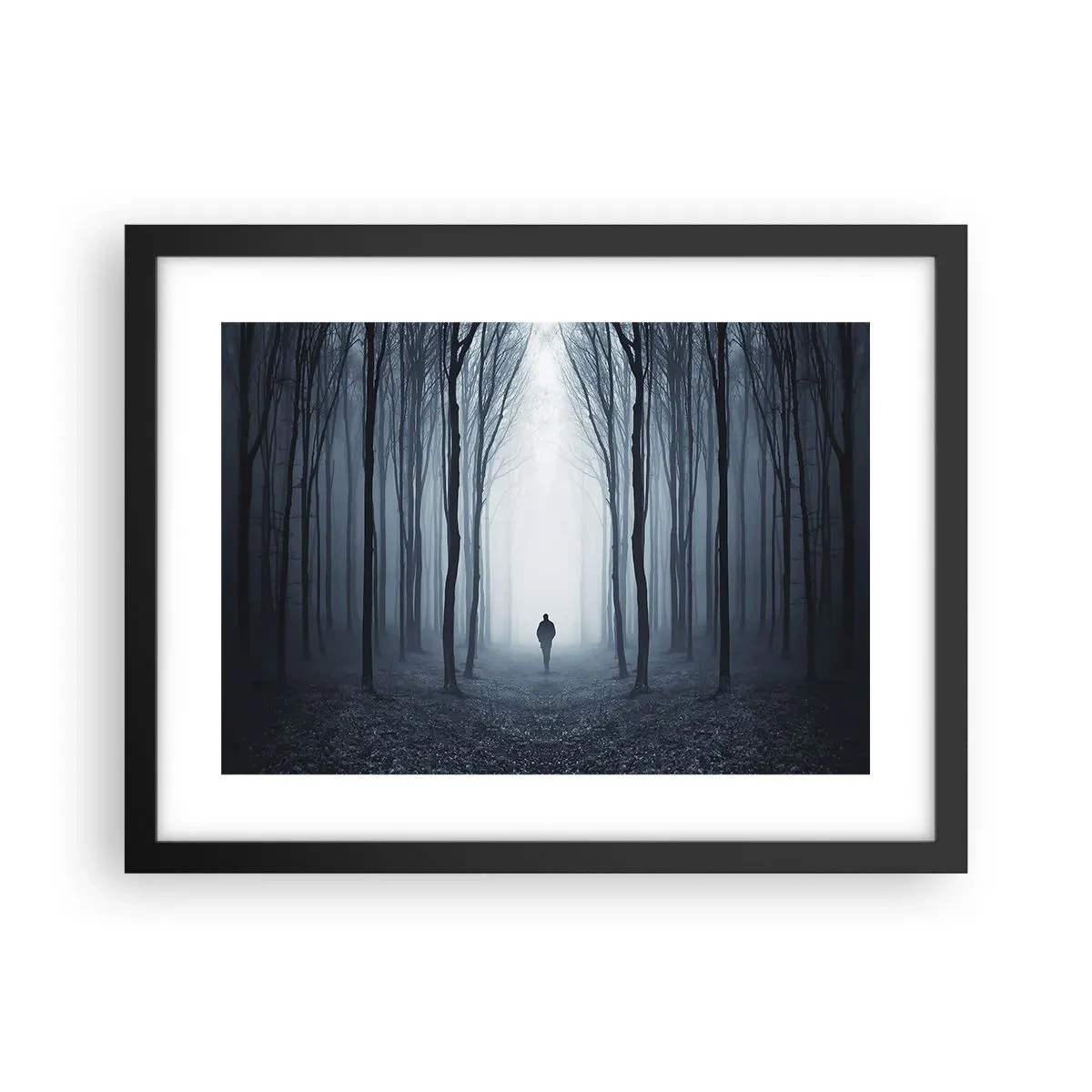 Poszter fehér keretben - És minden egyszerű és világos - 40x30 cm