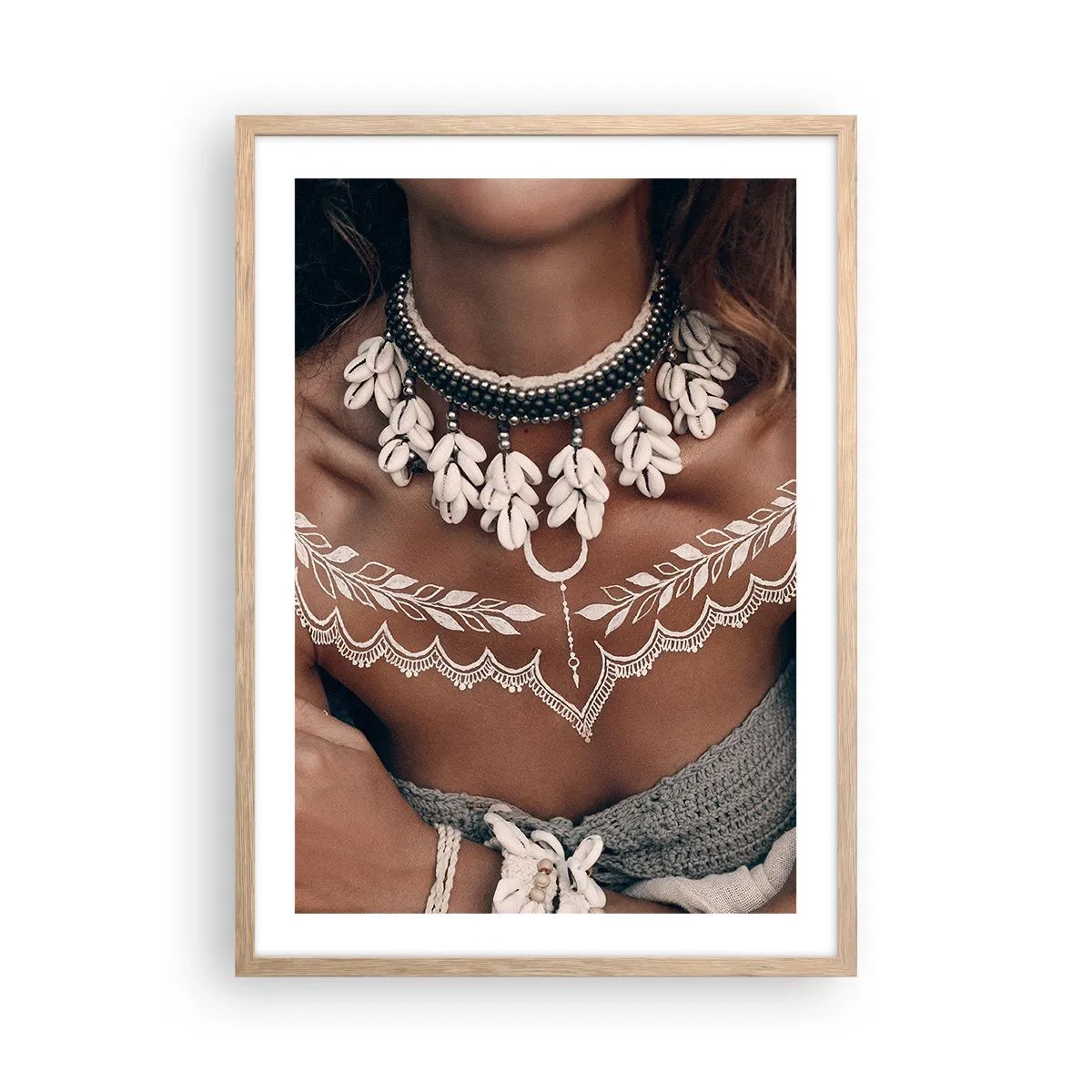 Poszter világos tölgy keretben - Talizmánok, a nőiesség rituáléi - 50x70 cm