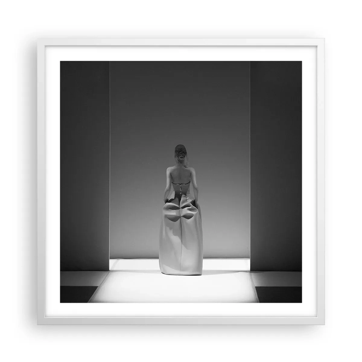 Poszter fekete keretben - Kifinomult egyszerűség - 60x60 cm