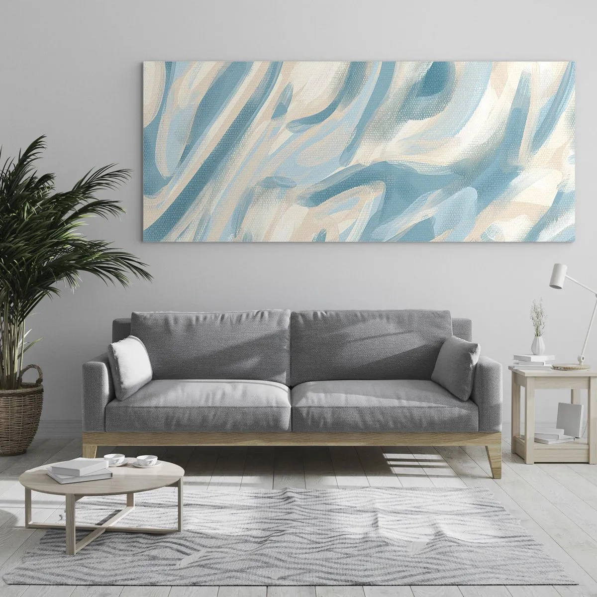 Üveg kép - Tavaszi szellők - 100x40 cm