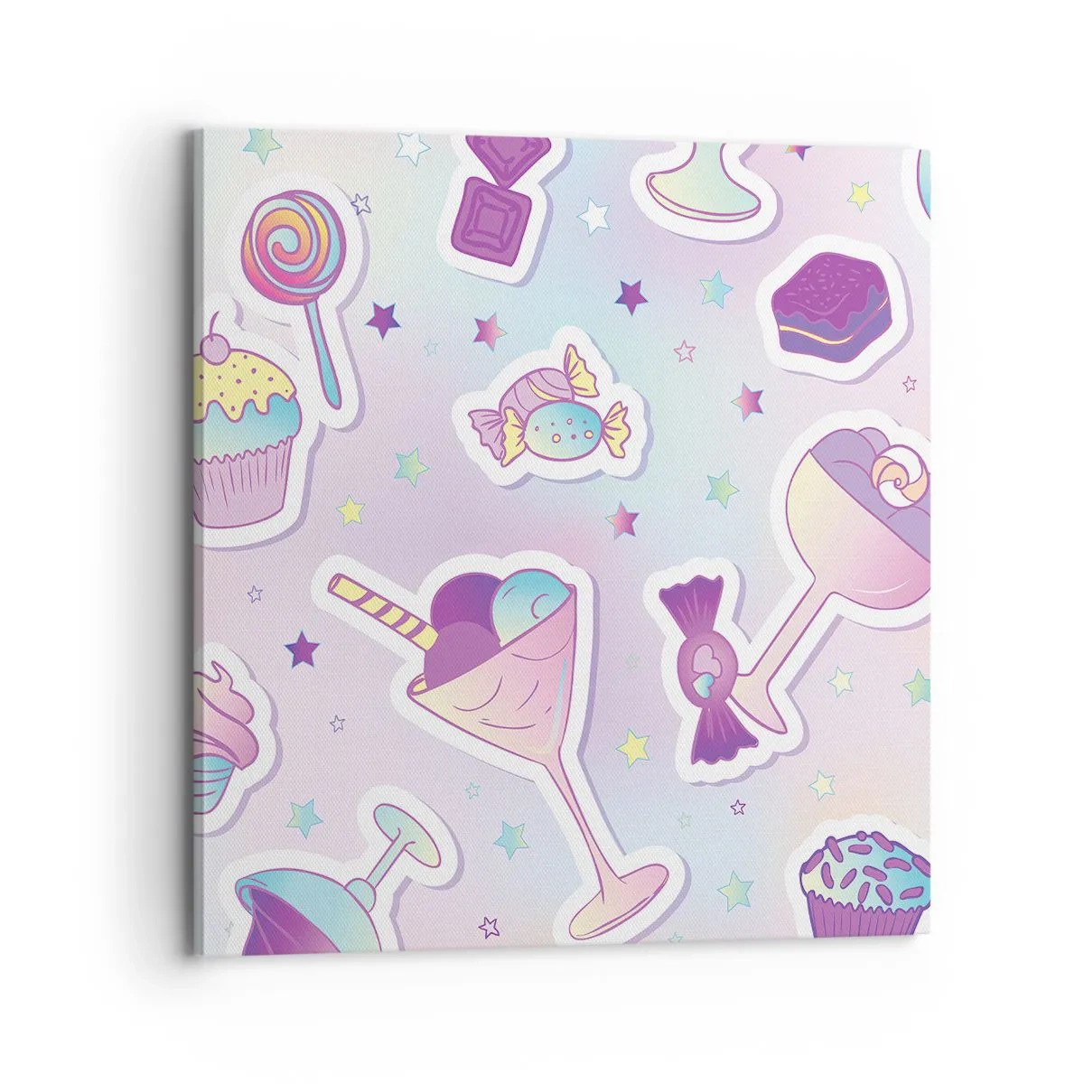 Vászonkép - Hogy minden nap születésnap legyen - 70x70 cm