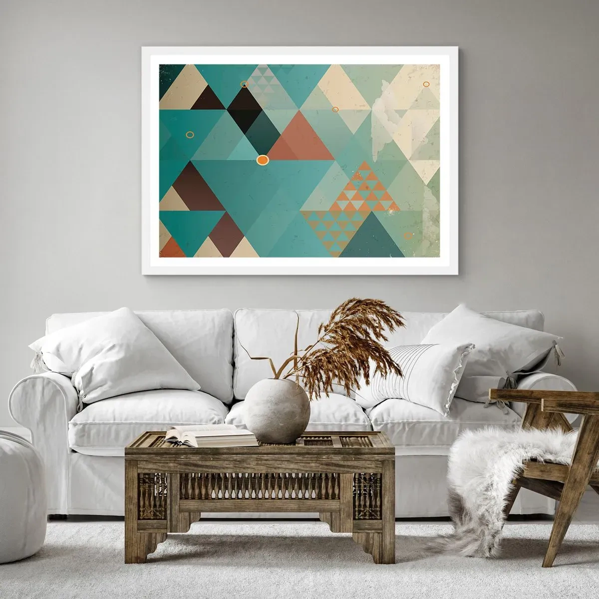 Poszter fekete keretben - A sokféleség egysége, az egység sokfélesége - 91x61 cm