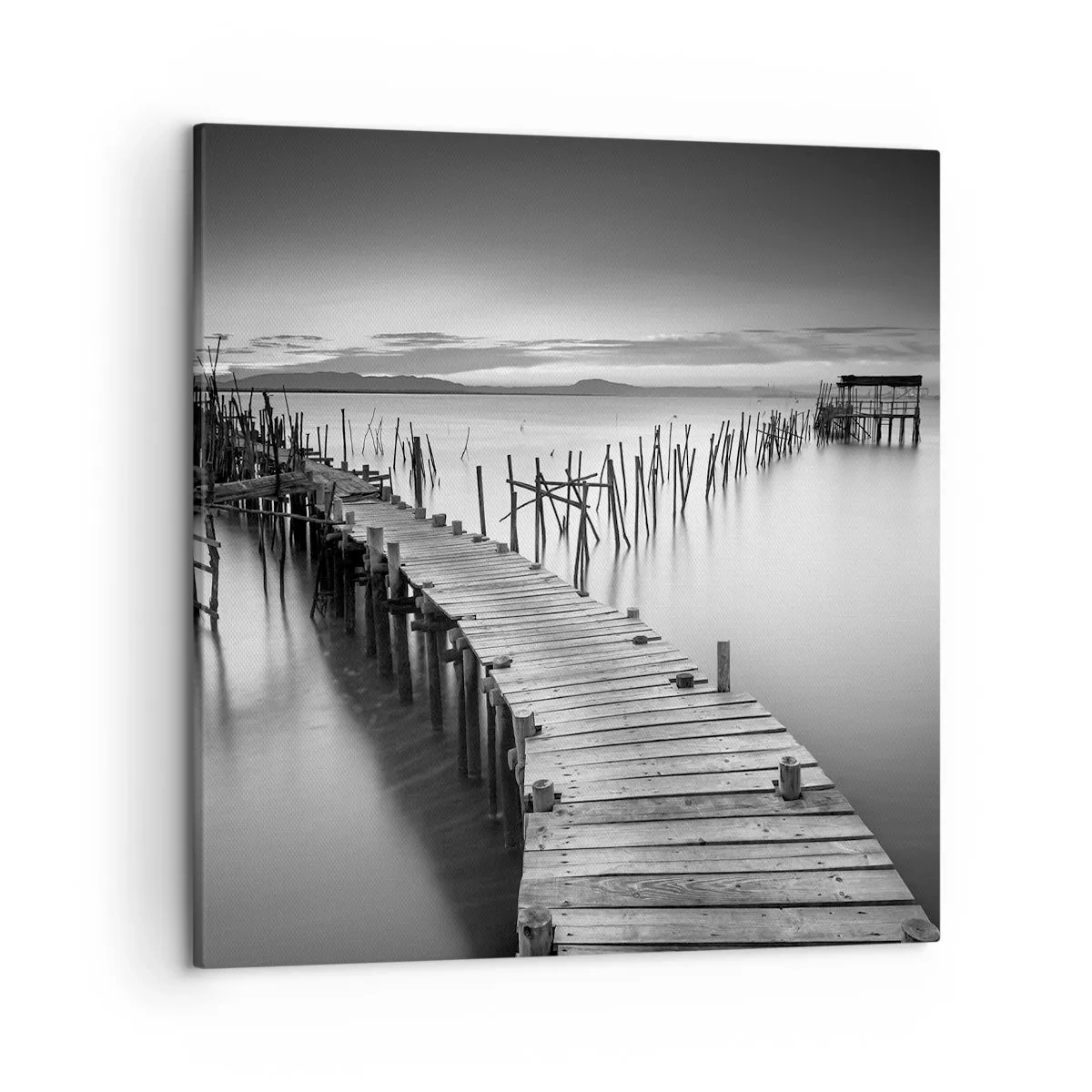 Vászonkép - Egy elfeledett part békéje - 50x50 cm