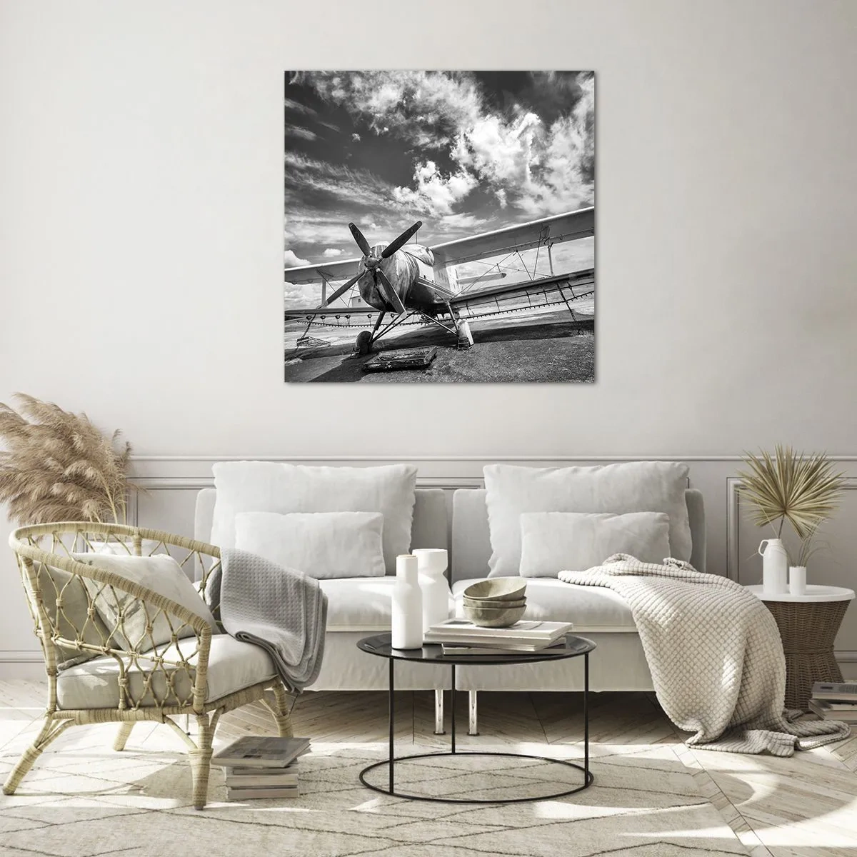 Üveg kép - Alig várom! - 70x70 cm