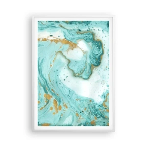 Poszter fekete keretben - Az Edo-korszak nagy hulláma alatt - 70x100 cm