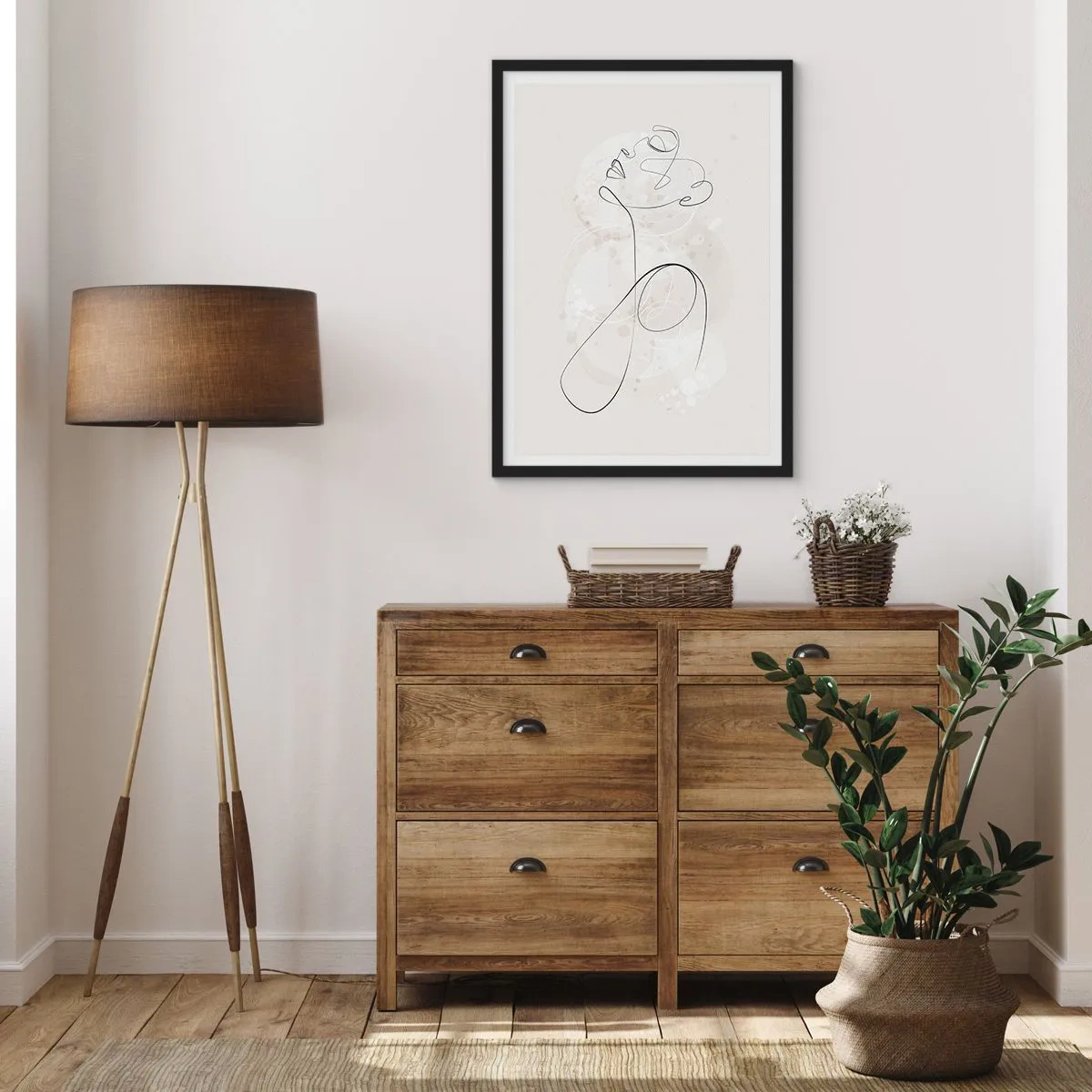 Poszter fehér keretben - A szépség spirálja - 70x100 cm