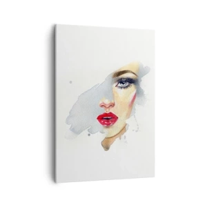 Vászonkép - Egy vízcsepp tükörkép  - 50x70 cm
