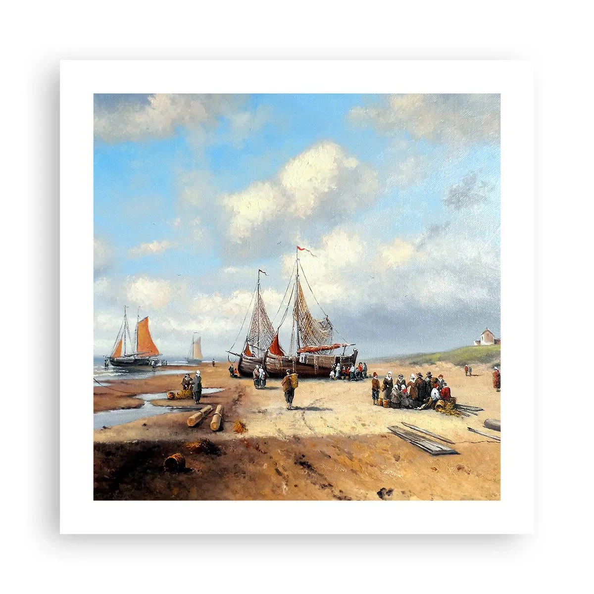 Poszter - Egy sikeres fogás után - 50x50 cm