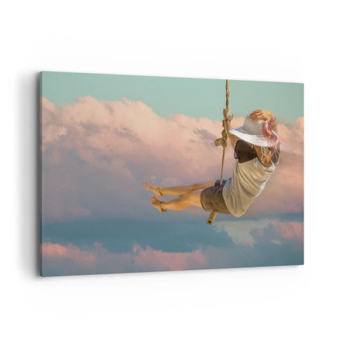 Vászonkép - Szórakozás a fellegekben - 100x70 cm