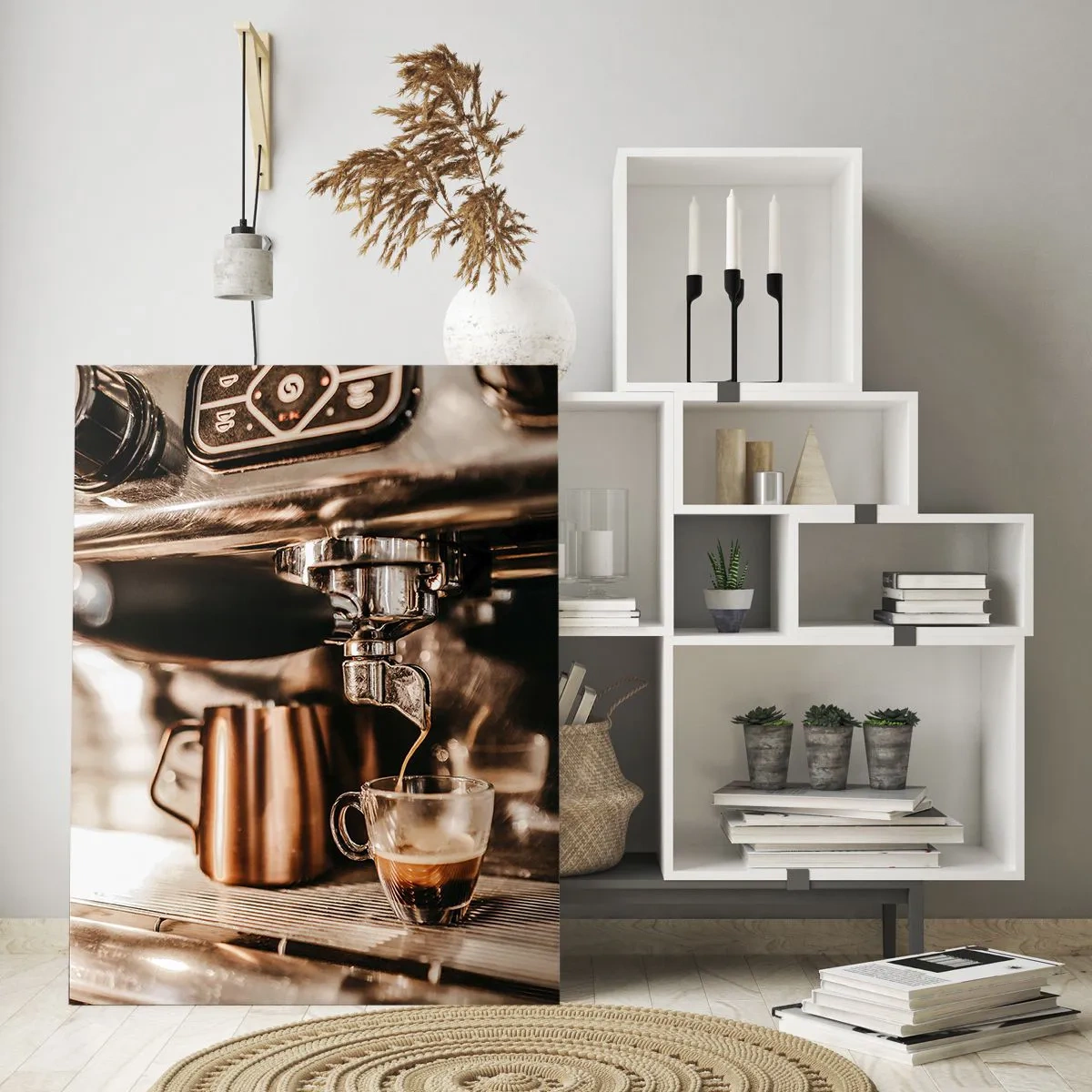 Üveg kép - A kávé ragyogása - 70x100 cm