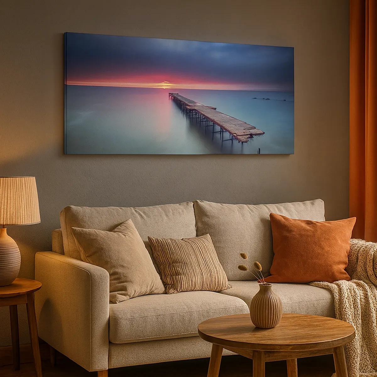 Vászonkép - Ég és föld között - 30x30 cm