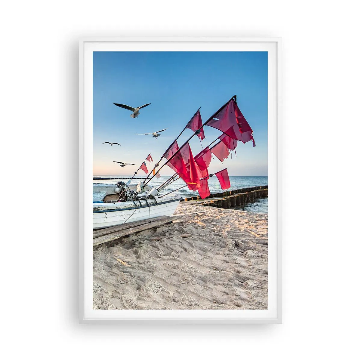 Poszter fekete keretben - Megérdemelt pihenés - 70x100 cm