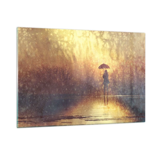 Üveg kép - Érzem, hogy valaki engem néz - 120x80 cm