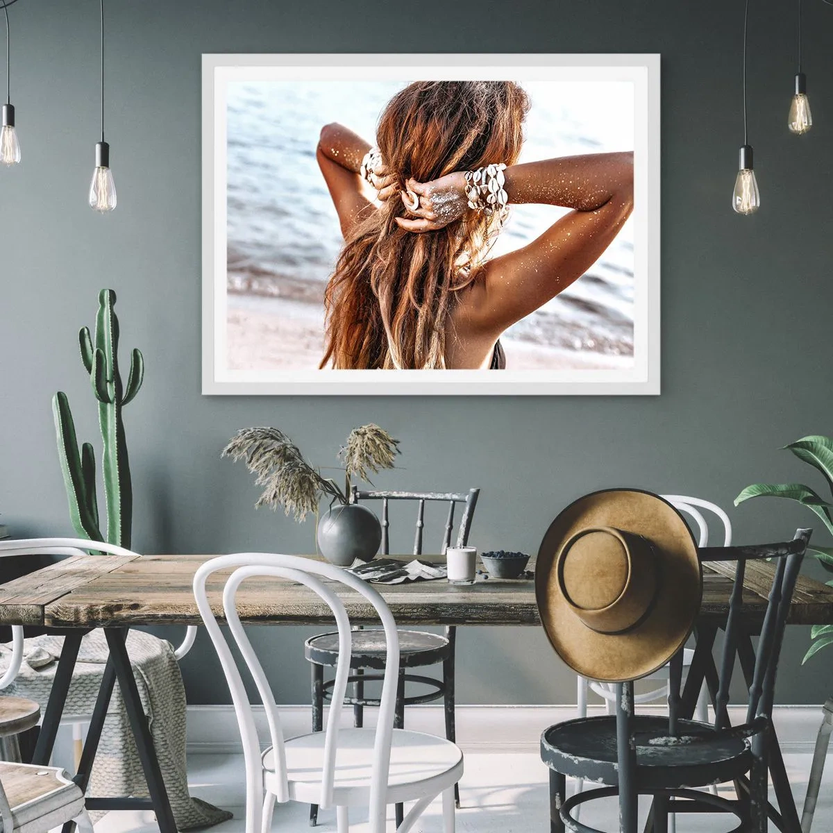 Poszter fekete keretben - A víz és a nap testvére - 91x61 cm