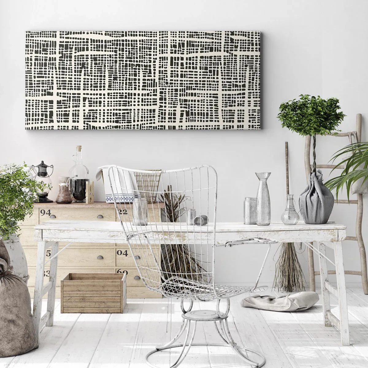 Vászonkép - Szőtt kompozíció - 160x50 cm