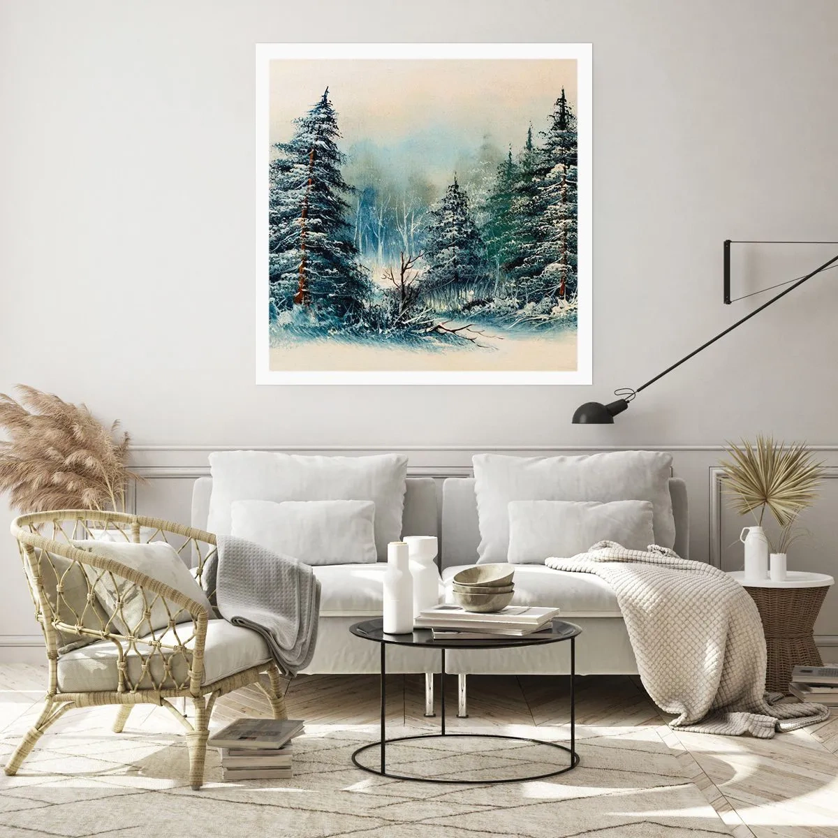 Poszter - Karácsonyra készen - 40x40 cm