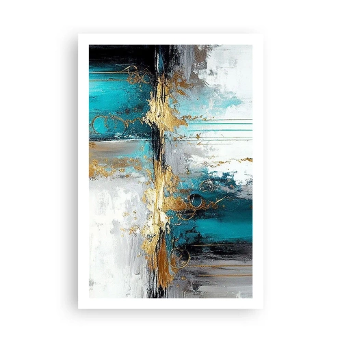 Poszter - Minden áramlik - 61x91 cm