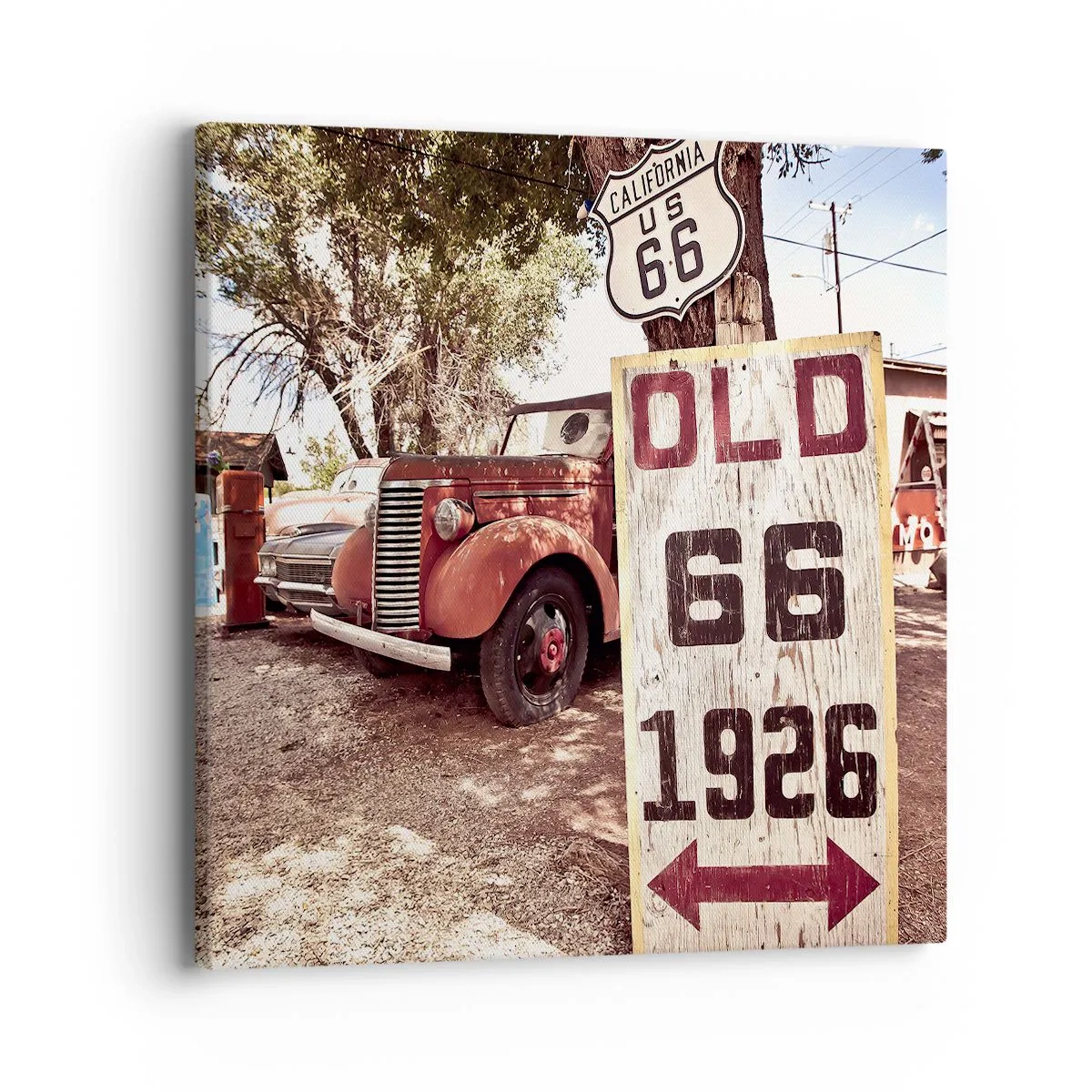 Vászonkép - Az amerikai tartomány legendája - 40x40 cm