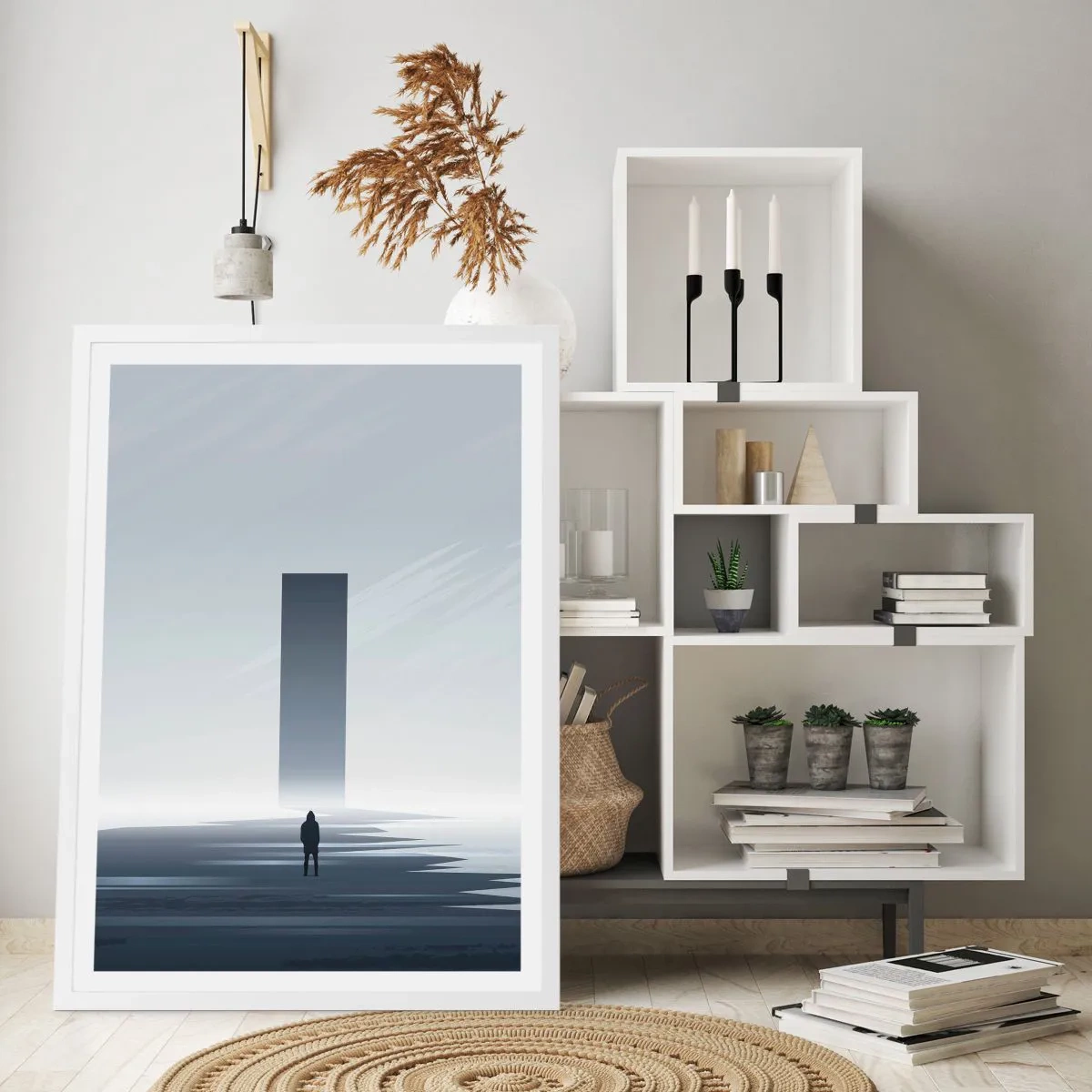 Poszter fekete keretben - Lehetőség vagy fenyegetés? - 40x50 cm