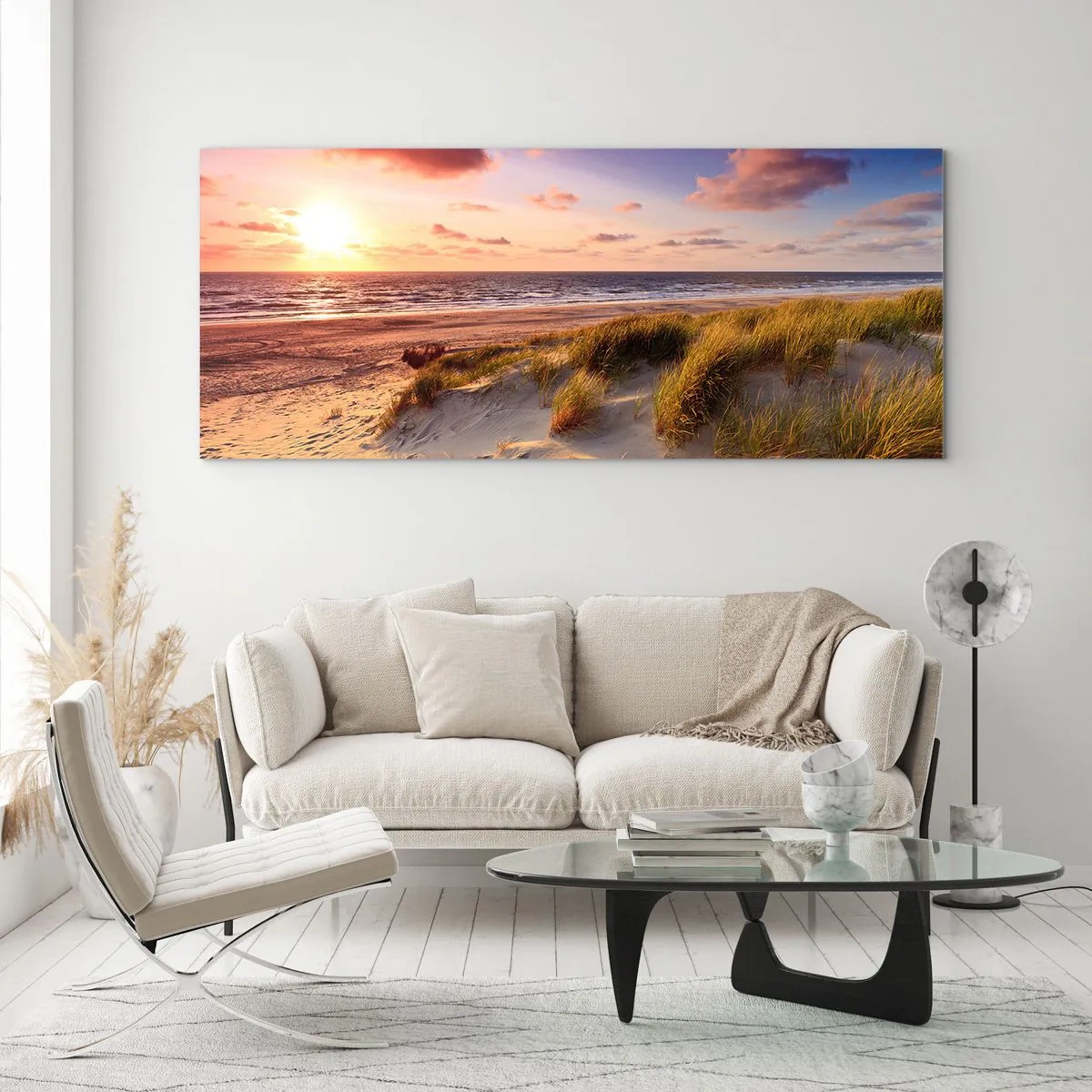 Üveg kép - Már érződik a nyár a levegőben - 100x40 cm