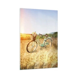 Üveg kép - Itt maradok egy darabig - 80x120 cm