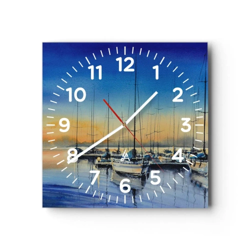 Falióra, Óra - Egy szép nap vége - 40x40 cm
