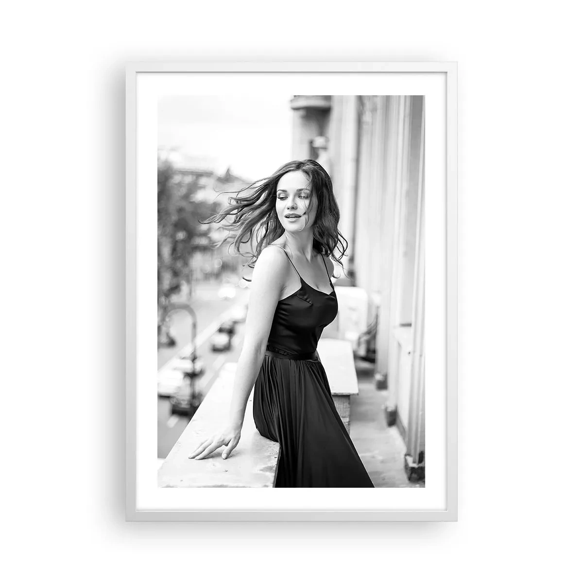 Poszter fekete keretben - Biztosan párizsi - 50x70 cm