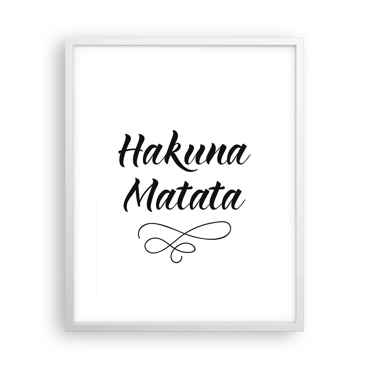 Poszter fekete keretben - A legjobb tanács - 40x50 cm