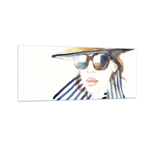 Üveg kép - Florida üdvözli Önt! - 100x40 cm