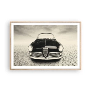 Poszter világos tölgy keretben - És hogy ne szeretnél engem? - 91x61 cm