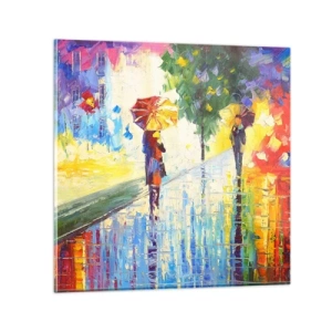 Üveg kép - És minden világos - 70x70 cm