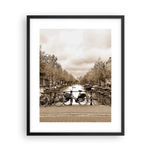 Poszter fehér keretben - Holland hangulat - 40x50 cm