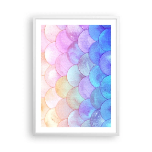 Poszter fekete keretben - Gyöngyház kagyló - 50x70 cm