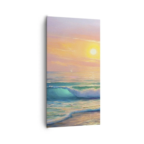 Vászonkép - A hullámok türkizkék dala - 65x120 cm
