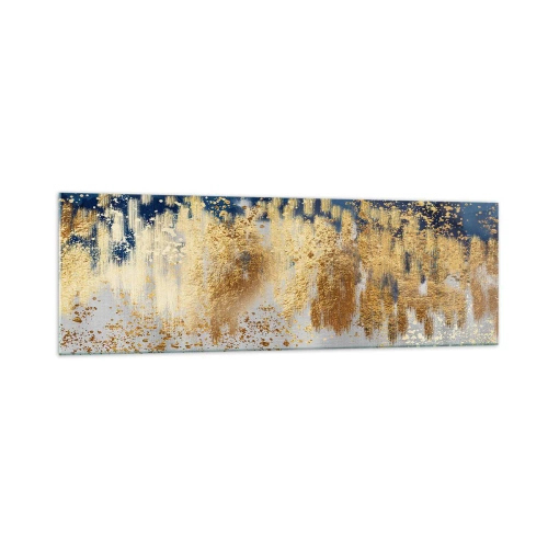 Üveg kép - Modern kompozíció csillogással - 160x50 cm