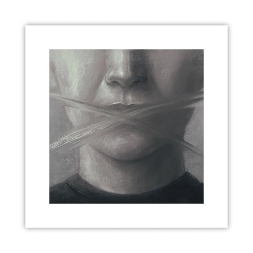 Poszter - Szó nélkül - 30x30 cm