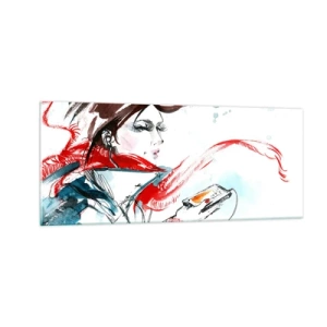 Üveg kép - Valami játszik bennem - 100x40 cm