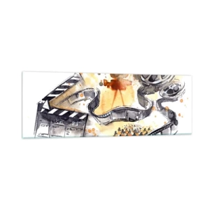 Üveg kép - Az álmok földjén - 90x30 cm