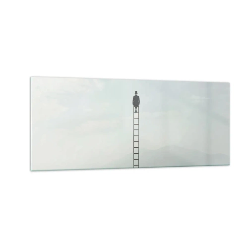 Üveg kép - Emelkedj feljebb - 100x40 cm