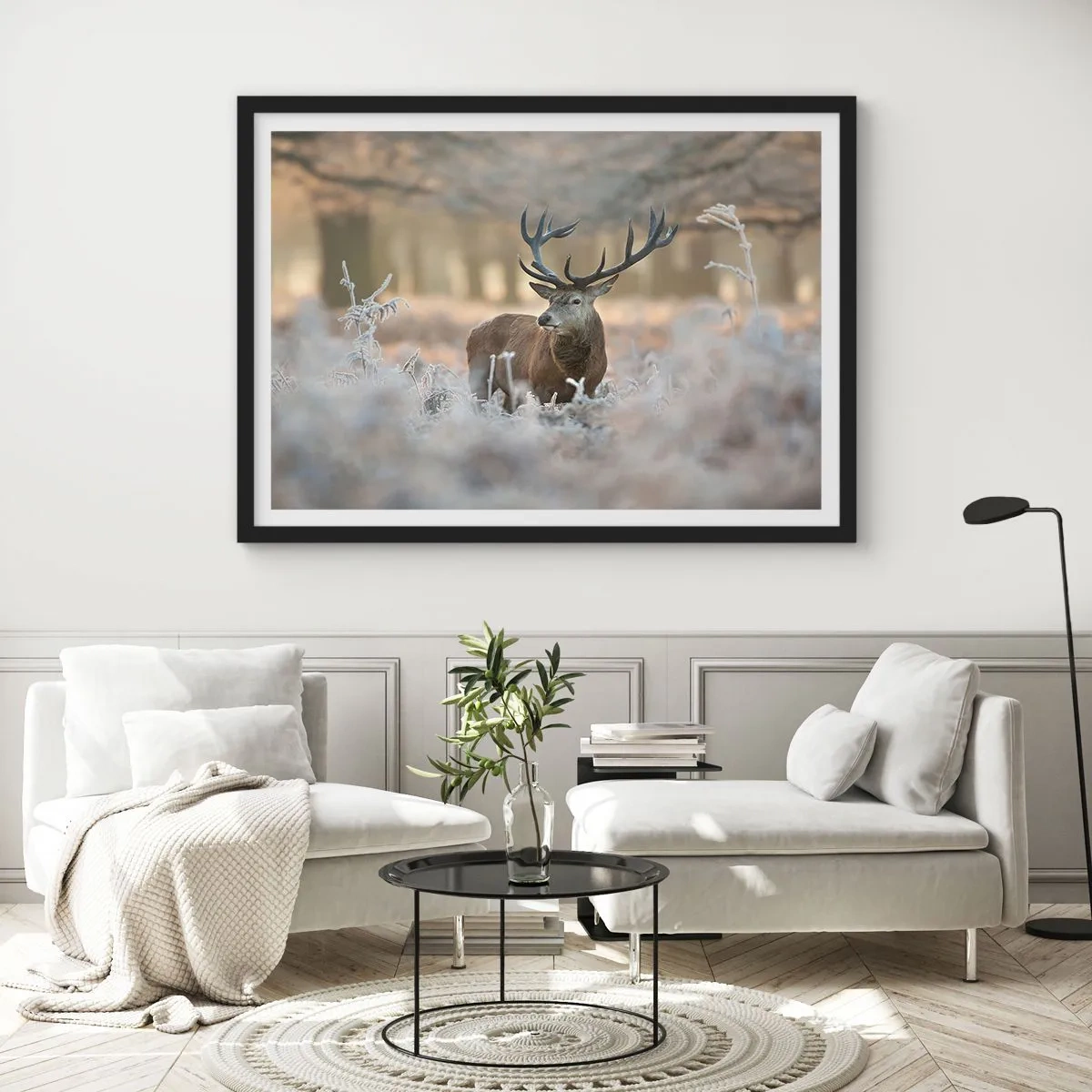 Poszter fehér keretben - Friss reggel - 91x61 cm